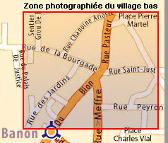 carte Banon bas