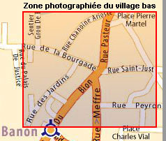 carte Banon bas