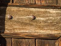 Chapelle Saint-Claude  Détail de la porte d'entrée Sud