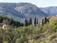 Paysages et panoramas depuis le château de Mison  Toscane ? Non ! Mison-Village