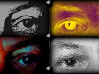 Créations Graphiques  Regards - Auto portraits de mon propre regard