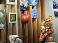 Exposition Collective galerie La Grange à Gap  L'expo - Détail d'une des sculptures de Denise Brissaud