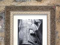 Sist'Arts - Rencontres photo 2018  RDC - Jean-Marc Foulon - Androne 50x40 - Cadre marquetterie carton Lydie Guillot