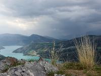 Photos du mois - Archives  Vue sur le lac de Serre Ponçon depuis la tour Vauban de Saint Vincent les Forts
