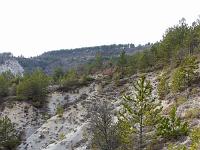 Barret sur Méouge - Hautes Alpes  Vue vers le Nord