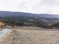 Barret sur Méouge - Hautes Alpes  La route de Barret-le-Haut (sens inverse de la marche)