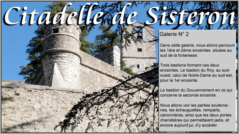 cita-01web.jpg - Citadelle de Sisteron - Première et deuxième enceintes