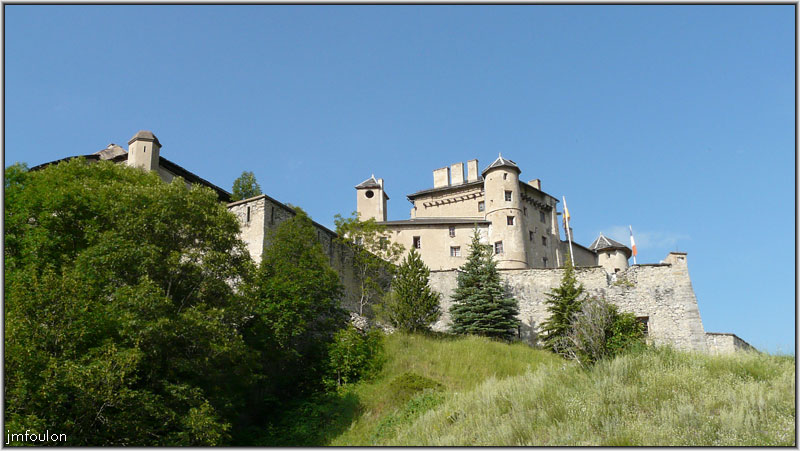 fort-queyras-14web.jpg - Fort Queyras - Le bastion Nord-Est, le donjon et ses tours, partie la plus ancienne de l'édifice, le chateau fort médiéval du XIIIème siècle