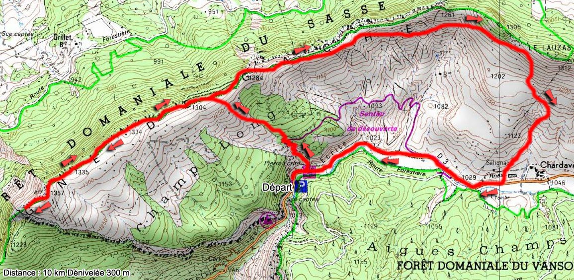 capt_gache.jpg - Randonnée avec ma compagne sur les crêtes et le sommet de Gache au départ de la Pierre Ecrite et retour par Chardavon - 10 avril 2014 - Alpes de Haute Provence