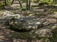 Plateau de Ganagobie  Carrières de meules - Pour plus de détails voir les explications page Ganagobie
