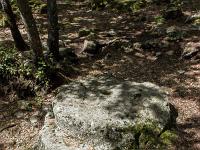 Plateau de Ganagobie  Carrières de meules - Pour plus de détails voir les explications page Ganagobie
