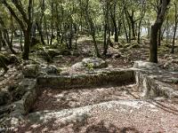 Plateau de Ganagobie  Carrières de meules - Pour plus de détails voir les explications page Ganagobie