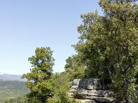 Plateau de Ganagobie  Nous voici revenu sur le sentier en bordure de plateau à l'Ouest
