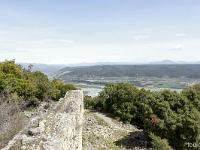Plateau de Ganagobie  Vue vers l'Est depuis le rempart