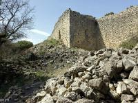Plateau de Ganagobie  Le rempart et la salle des gardes (Extérieur)