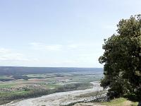 Plateau de Ganagobie  Vue sur la vallée de la Durance