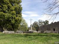 Plateau de Ganagobie  Nous voici revenu sur le plateau. Nous sommes derrière le monastère au Nord