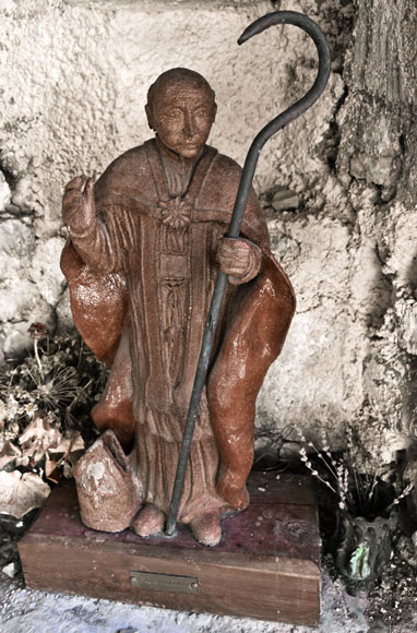 st-amand-34web.jpg - La chapelle Saint Amand. Statue de Saint Amand