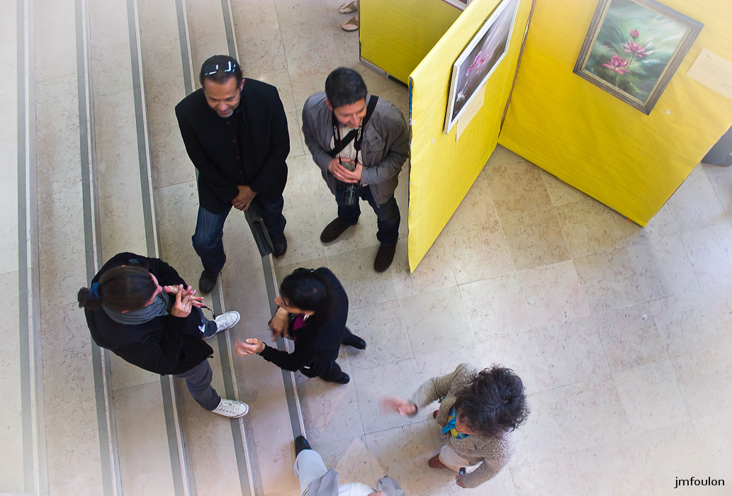 IMG_7478-2.jpg - Vernissage de l'exposition de Martine Saudade et Françoise Navarro  - Sisteron Juin 2014 Mairie de Sisteron