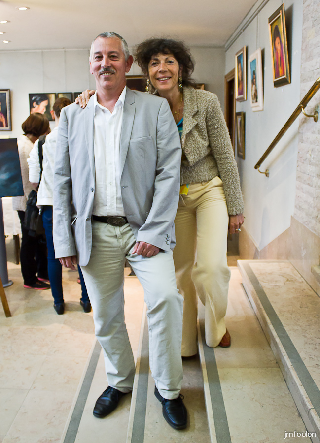 IMG_7486-2.jpg - Vernissage de l'exposition de Martine Saudade et Françoise Navarro  - Sisteron Juin 2014 Mairie de Sisteron