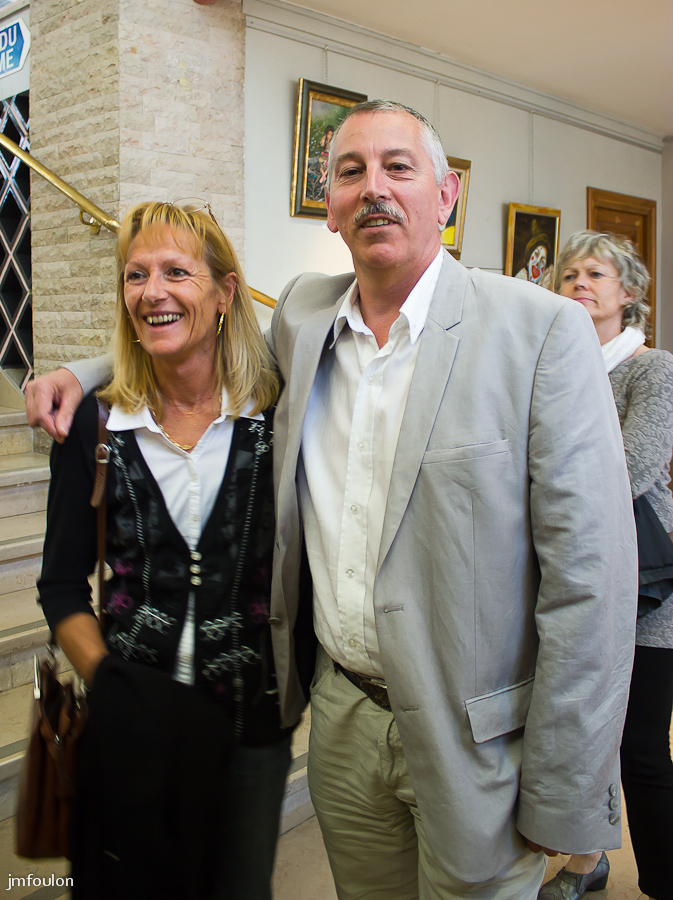 IMG_7491-2.jpg - Vernissage de l'exposition de Martine Saudade et Françoise Navarro  - Sisteron Juin 2014 Mairie de Sisteron