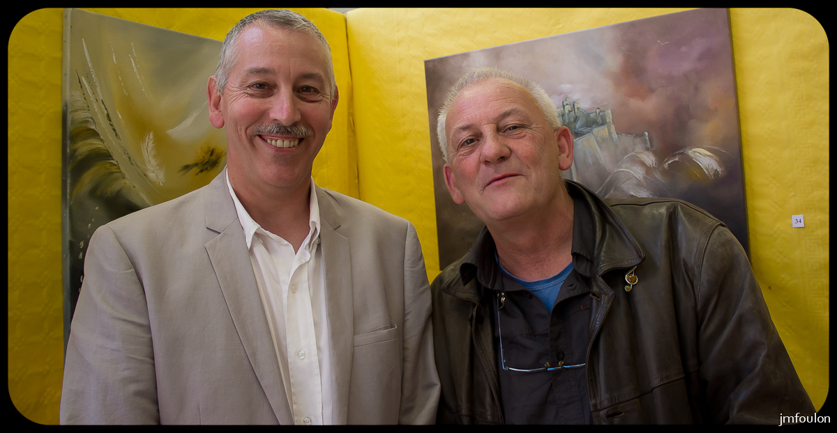 IMG_7526-2.jpg - Vernissage de l'exposition de Martine Saudade et Françoise Navarro  - Sisteron Juin 2014 Mairie de Sisteron