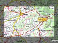 Nyons  Plan de situation - IGN Géoportail