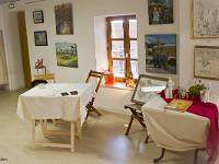 Expo Plastik'Art - Manosque  Notre installation dans la galerie