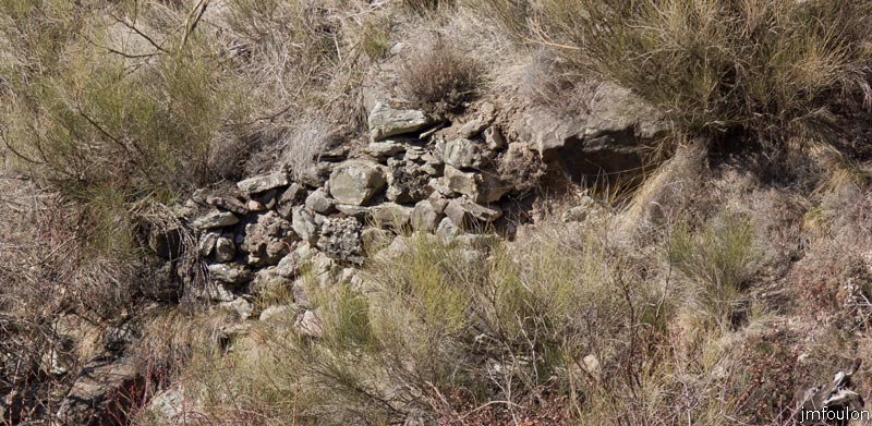 ravin-piche-39web.jpg - Vestiges d'un  mur de soutenement sur le sentier