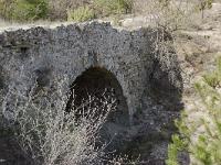 Route royale (portion Châteauneuf-Val-St-Donat)  Le troisième pont sur la voie royale (autre vue)