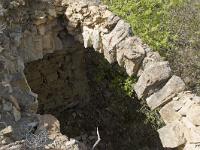 Route royale (portion Châteauneuf-Val-St-Donat)  Le quatrième pont en parti écroulé côté Nord comme on le voit bien ici. Seul l'arc en plein cintre est encore debout.