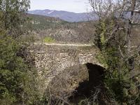 Route royale (portion Châteauneuf-Val-St-Donat)  Vue sur la partie intacte (Sud) du quatrième pont