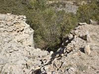 Route Royale (Portion Montfort)  Ici un petit pont est totalement écroulé.