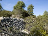 Route Royale (Portion Montfort)  Pierre de soutenement