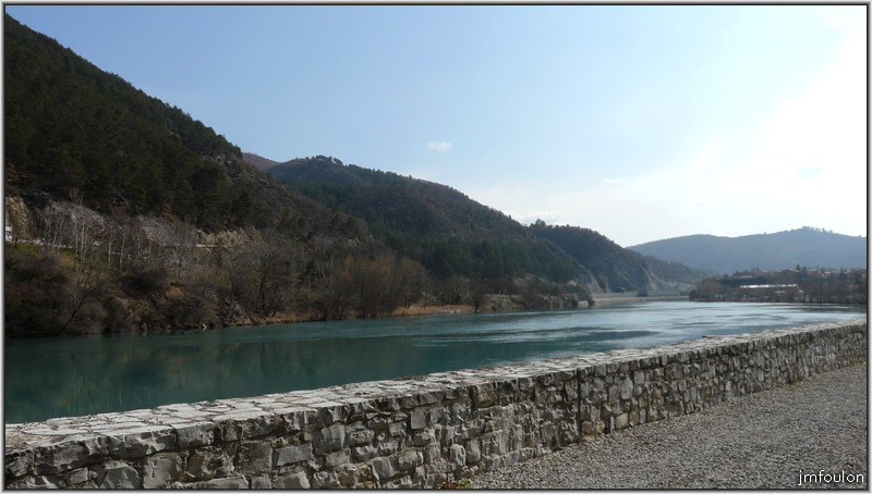 baume-pont-04web.jpg - Sisteron -  Durance - Vue vers le sud-est depuis la Promenade Louis Javel