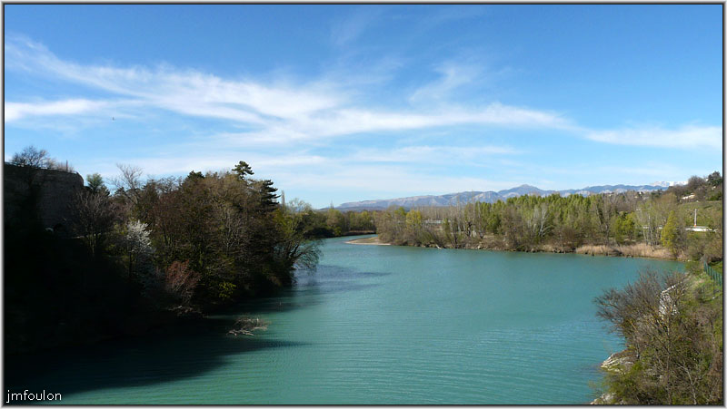 baume-pont-durance-02web.jpg - Sisteron -  Le  Durance depuis le Pont de la Baume (Amont)