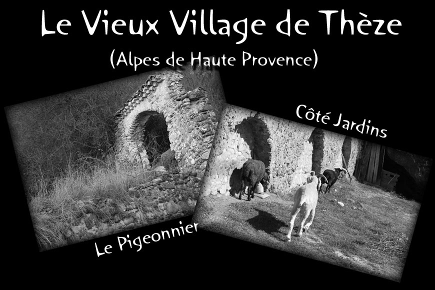 theze-jardins-00web.jpg - Thèze - Côtés jardins et le vieux pigeonnier à l'Ouest du village