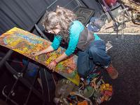 Le K'féQuoi - 28 novembre 2015  Peinture en live pendant le concert de Macadam Bazar