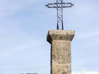 Lac de Serre-Ponçon  Croix de 1891 près de la Chapelle Saint Michel