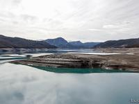 Lac de Serre-Ponçon  Vue vers le sud depuis la Chapelle Saint Michel