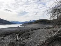 Lac de Serre-Ponçon  Vue vers le Sud/Est