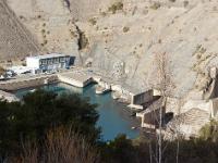 Lac de Serre-Ponçon  Le barrage (amont)