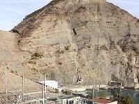 Lac de Serre-Ponçon  Le barrage (amont)