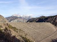 Lac de Serre-Ponçon  Le barrage (amont)