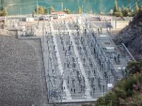 Lac de Serre-Ponçon  D'ici, le courant électrique est réparti vers les lignes HT -  2/2