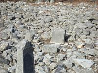 Lac de Serre-Ponçon  Vestiges du cimetière d'Ubaye