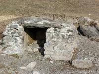 Lac de Serre-Ponçon  Vestiges du village d'Ubaye