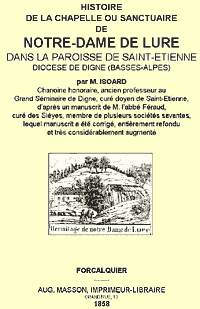 livre ND de Lure M.Isoard (1858)