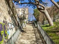 Lyon - 3 janvier 2024  Lyon - Croix-Rousse - Escalier Mnt Leutenant Allouche ...