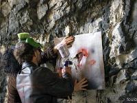 Sacrée Méouge - Edition 17  Peinture rupestre version moderne dans le tunnel ...